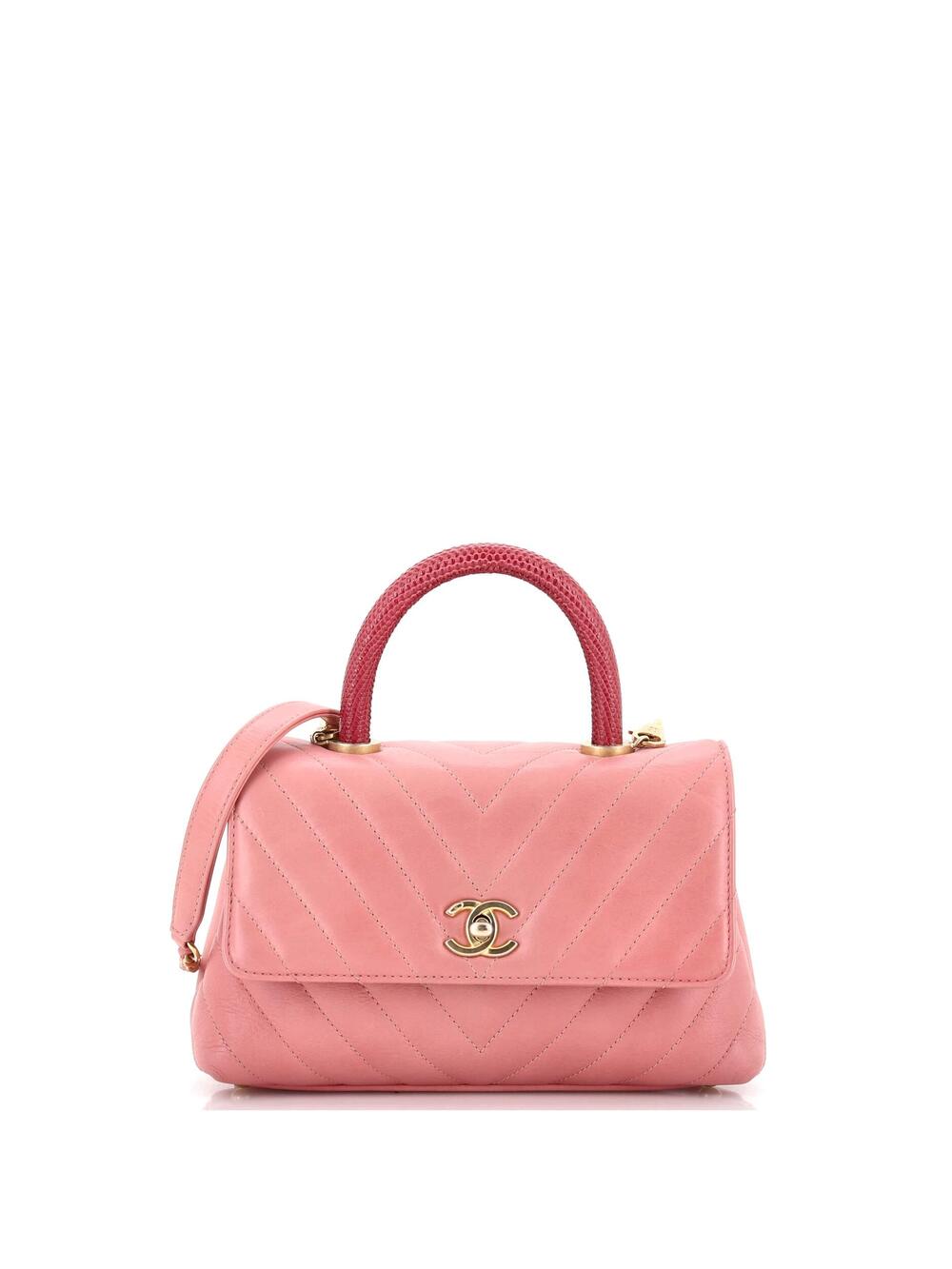 Chanel Coco Top Handle Bag Chevron #296818C33B